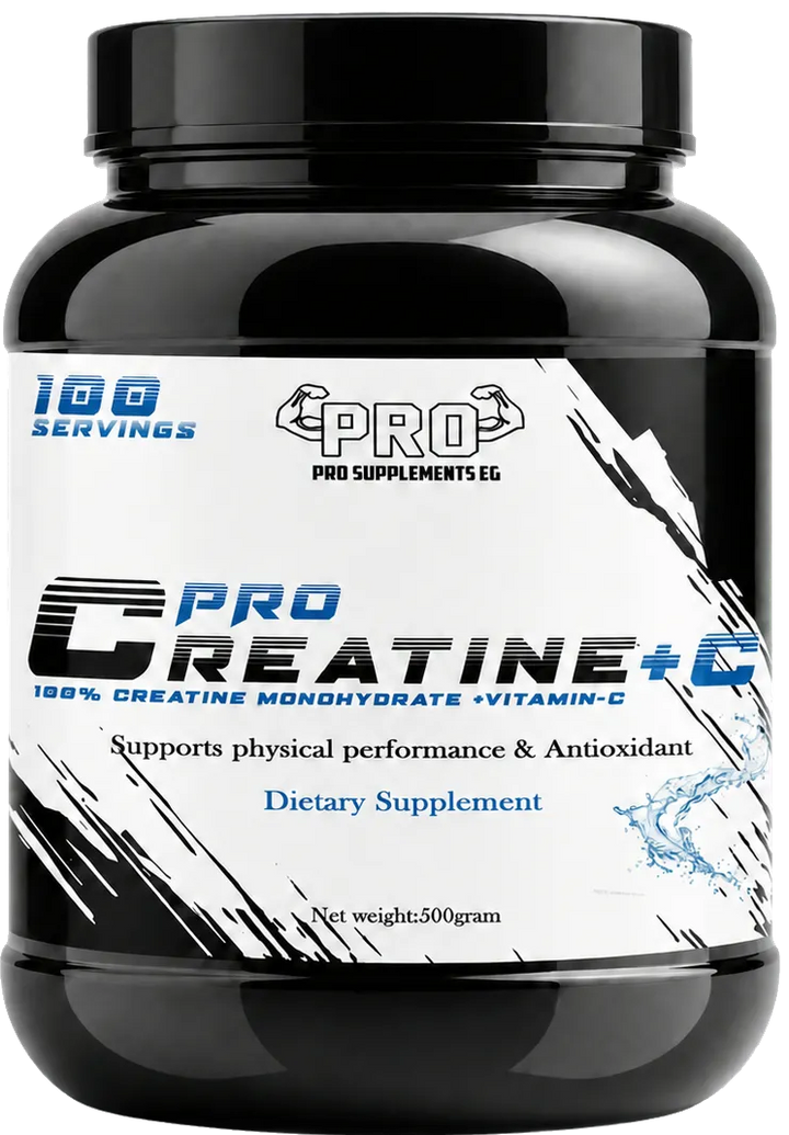 Pro Creatine + C -100Serv - 500G -Unflavored